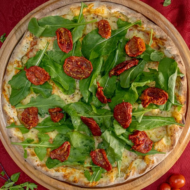 Selbst belegte Pizza